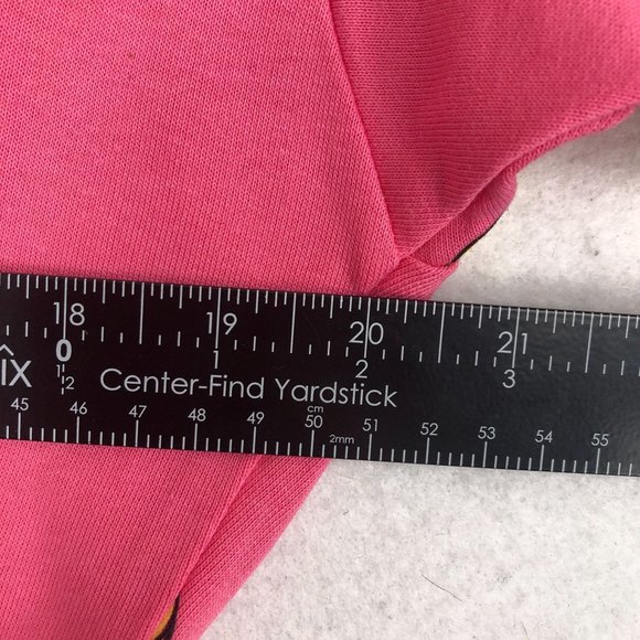 ONLY NWT Women's Size S Pink Lemonade Yellow Hearts O-Neck Cropped Sweatshirt - Picture 4 of 11